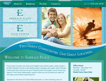 Tablet Screenshot of emeraldplacema.com